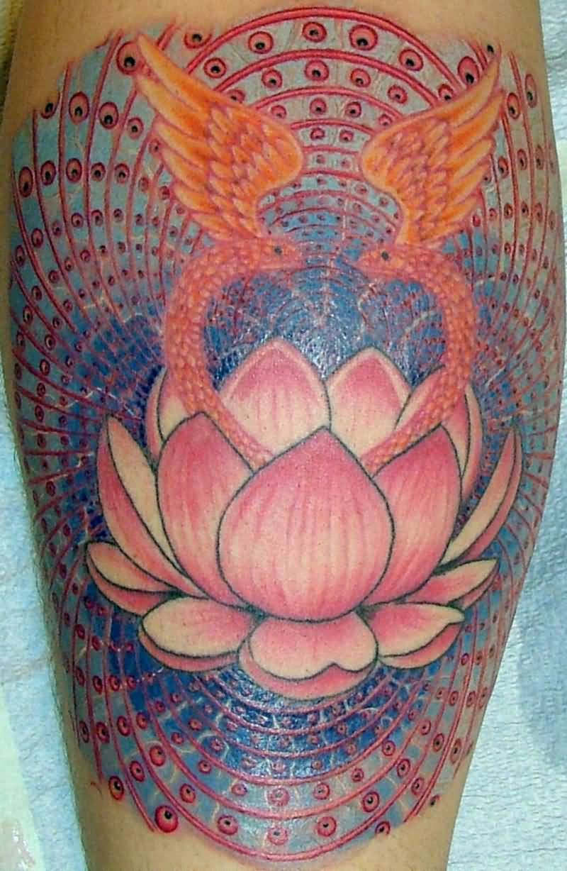 Lotus Flower And Alex Grey Tattoo
