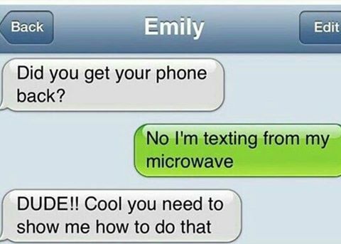 Messaging From Microwave Oven