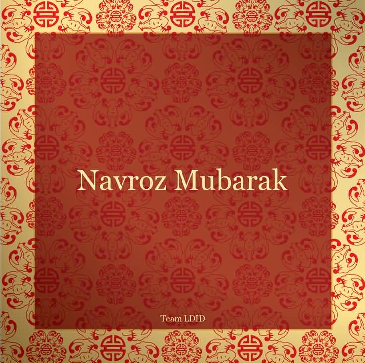 Navroz Mubarak Beautiful Greeting Card