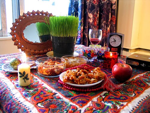 Navroz Wishes With Delicious Food Picture