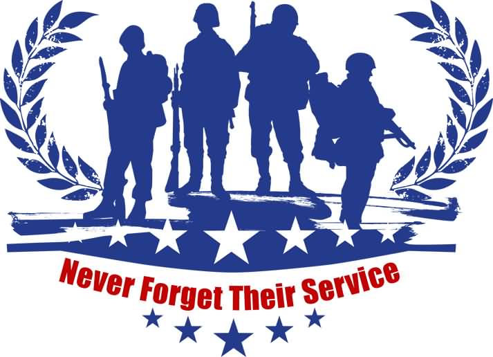 Never Forget Their Service Veterans Day 2016 Picture
