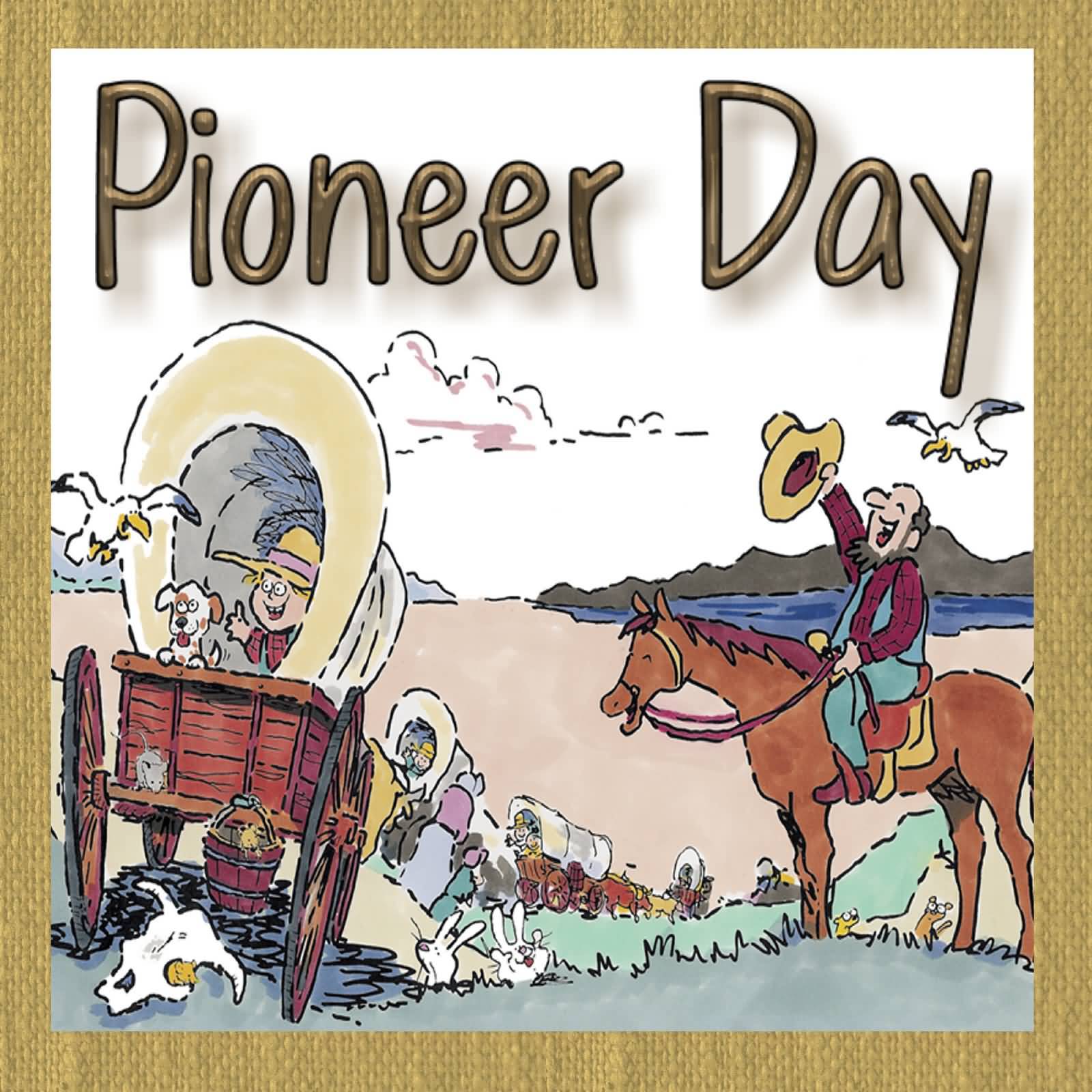 Pioneer Day Illustration Picture