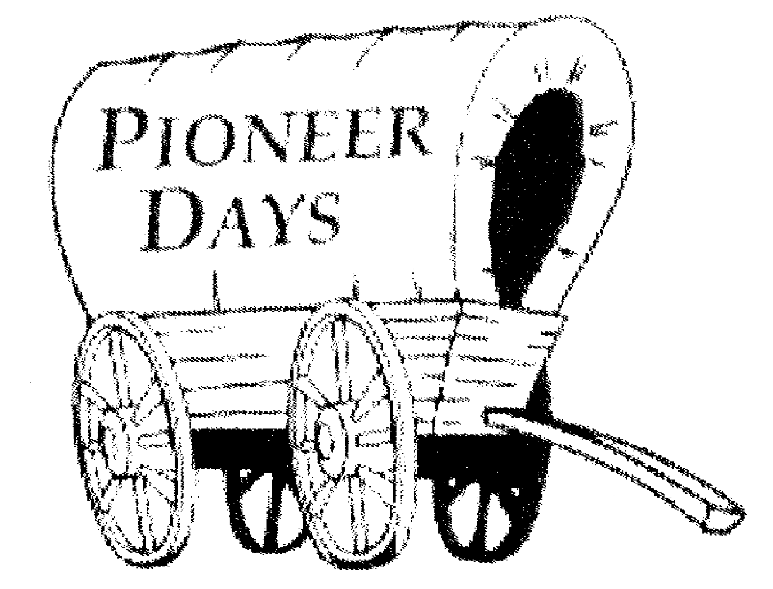 Pioneer Day Wagon Coloring Page Picture