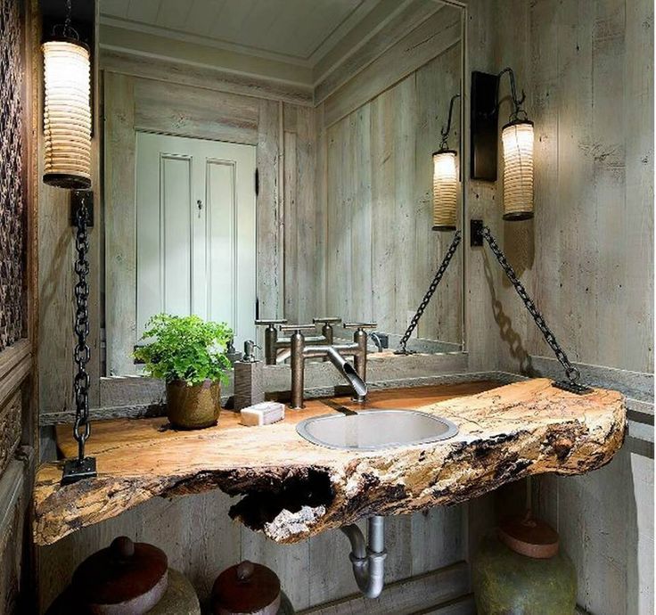Rustic bathroom sink ideas