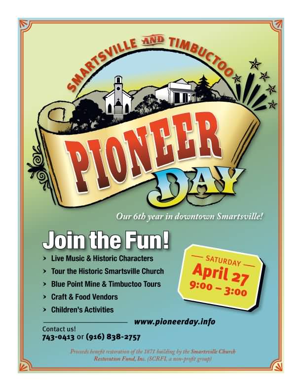 Smartsville And Timbuctoo Pioneer Day Poster