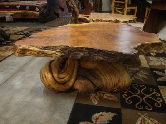 Table created with juniper burl