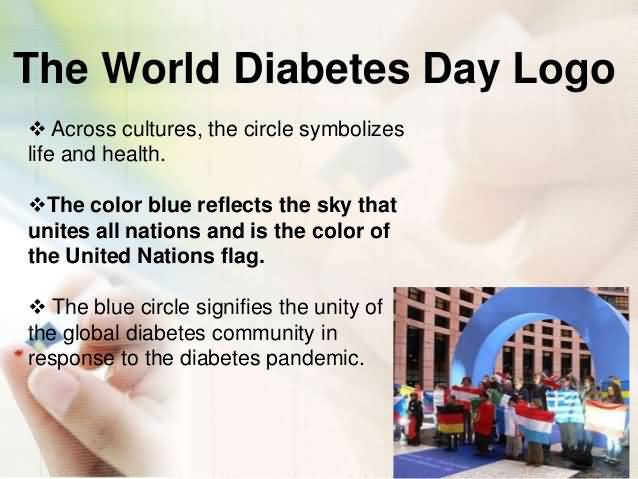 The World Diabetes Day Logo Picture