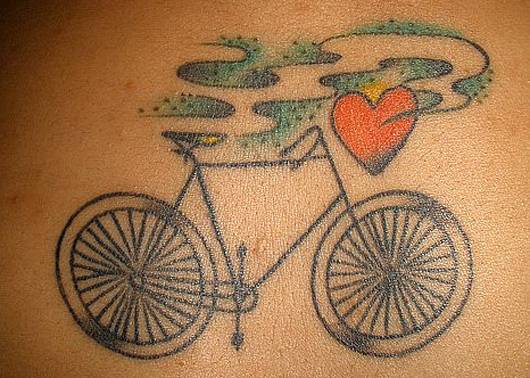 Wonderful Bicycle Tattoo