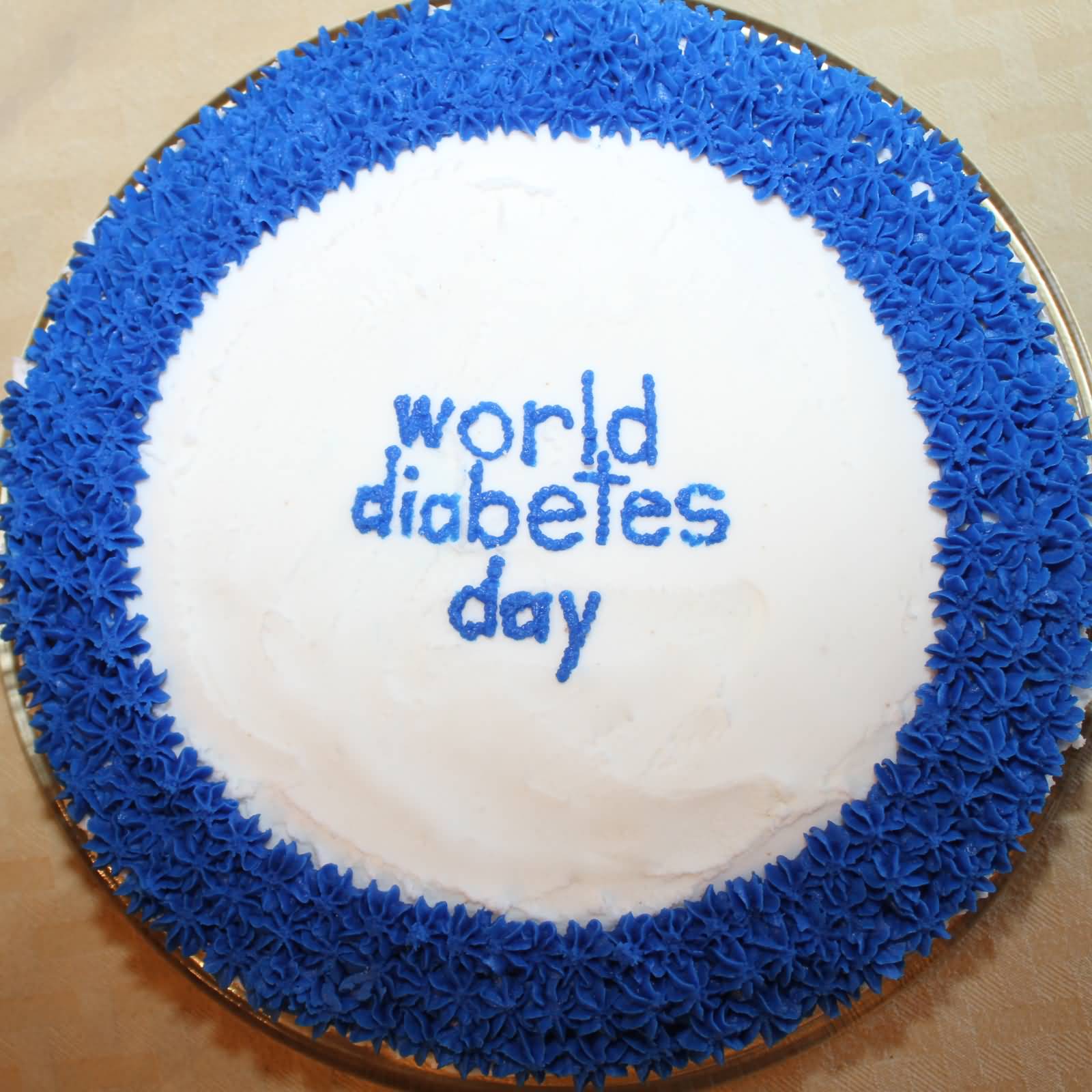 World Diabetes Day Cake Picture