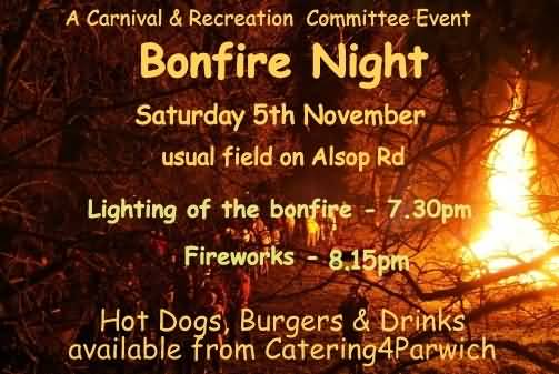 A Carnival & Recreation Committee Event Bonfire Night 5th November