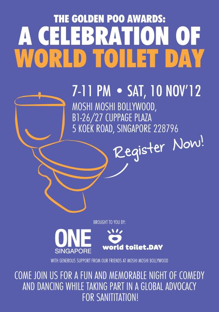 A Celebration Of World Toilet Day Poster