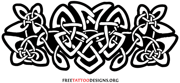 Black And White Celtic Tattoo Design