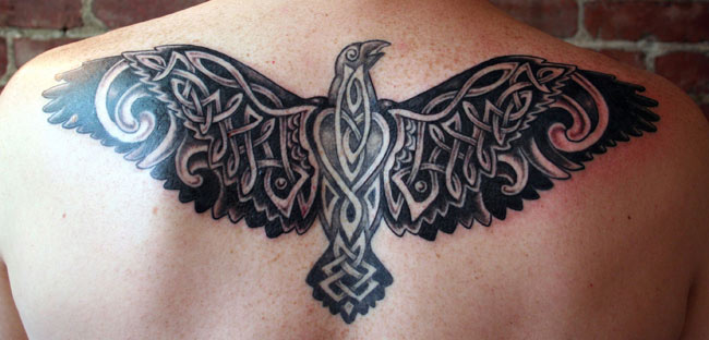 Celtic Upper Back Tattoos