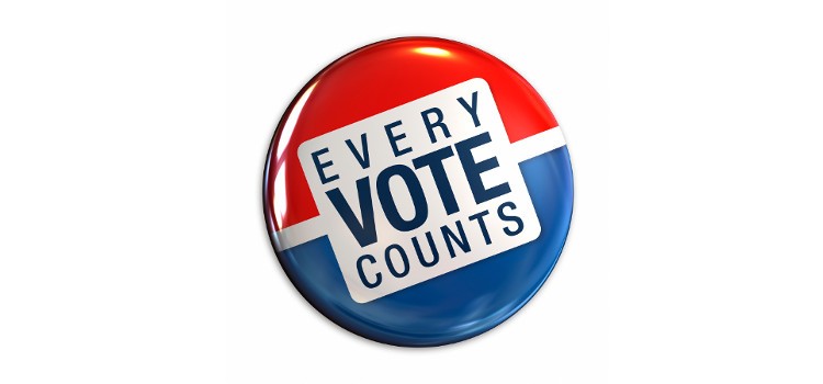 Every Vote Counts Election Day 2016 Button