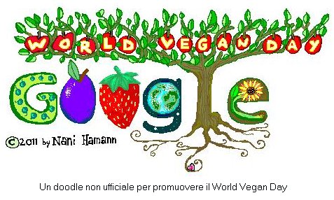 Google Doodle For World Vegan Day