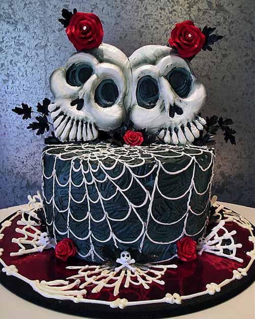 Gothic Samhain Cake For You Picture
