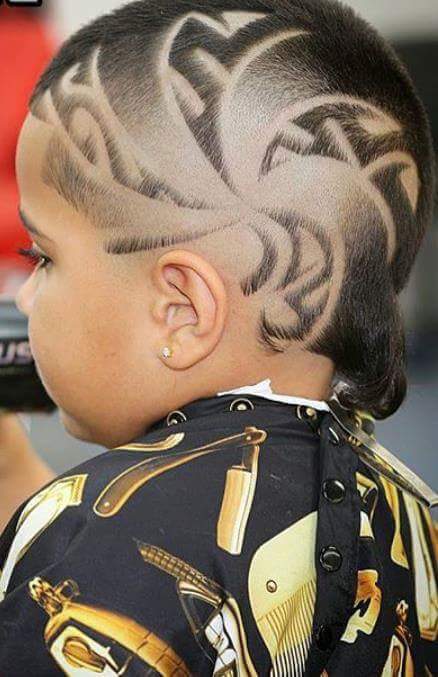 Hairstyle Tattoo For Children