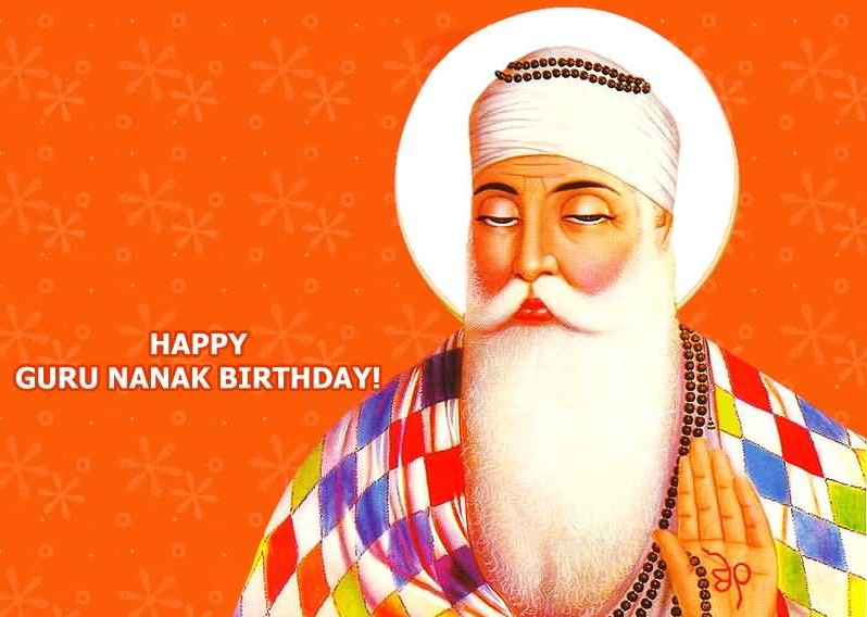 Happy Guru Nanak Birthday Greeting Card