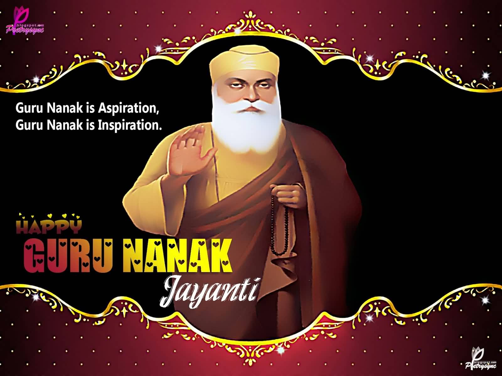 Happy Guru Nanak Jayanti 2016 Greeting Card