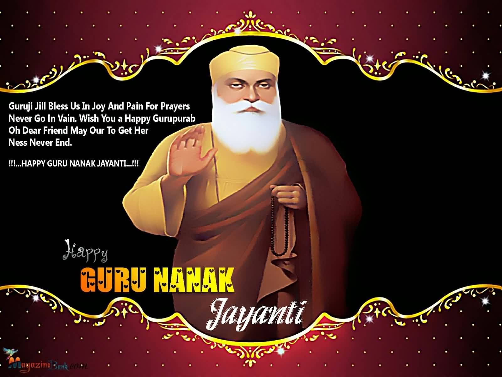 Happy Guru Nanak Jayanti Greeting Ecard