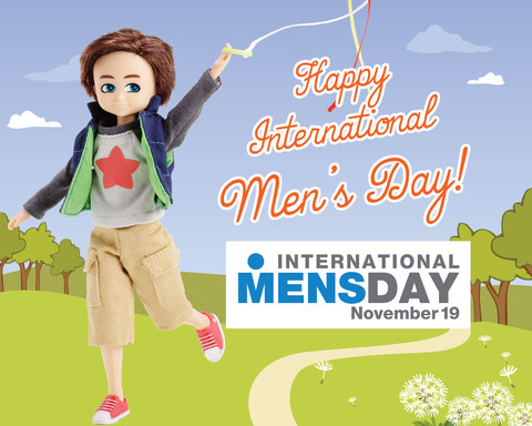 Happy International Men's Day Illustration