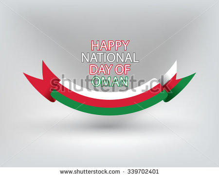 Happy National Day Of Oman Flag Design Picture