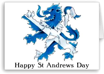 Happy Saint Andrew’s Day Greeting Card