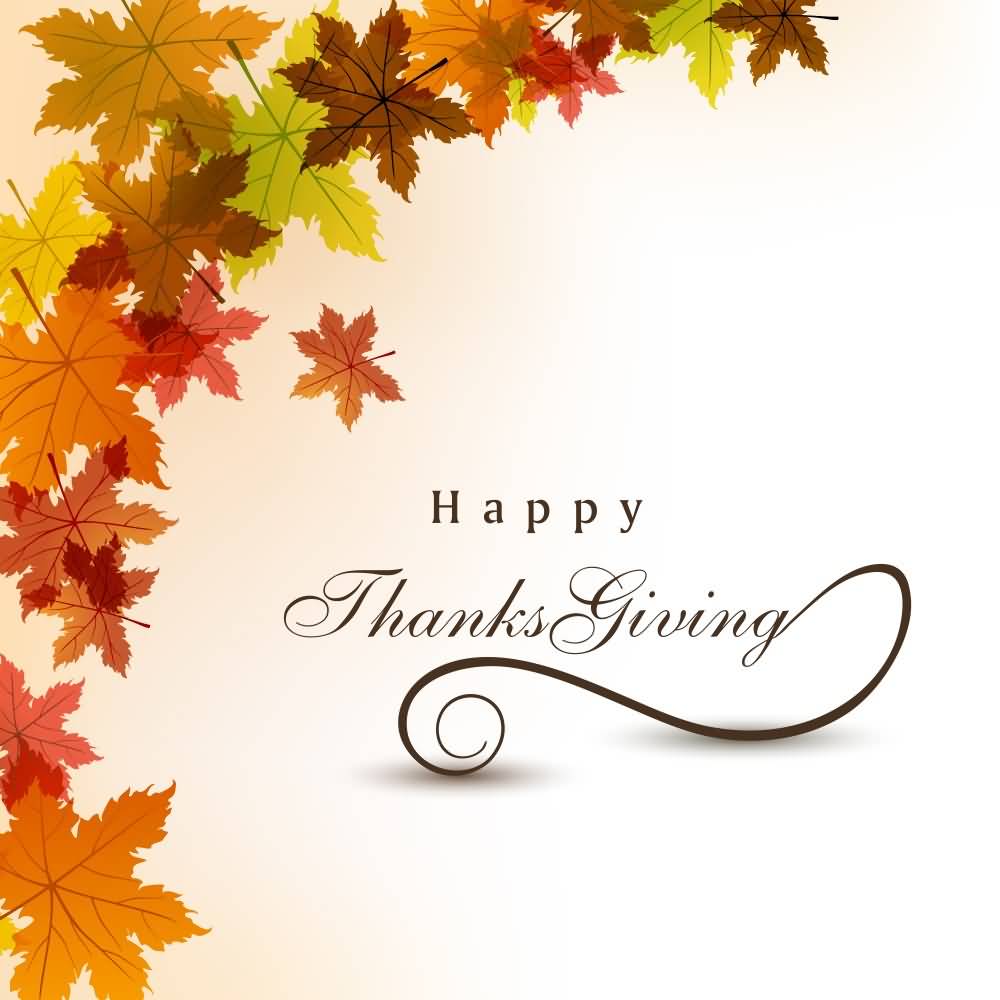 Happy Thanksgiving Day Greeting Ecard Picture
