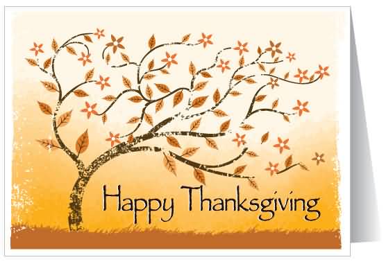 Happy Thanksgiving Greeting Ecard