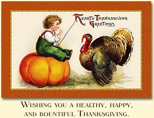 Heartly Thanksgiving Greetings Card