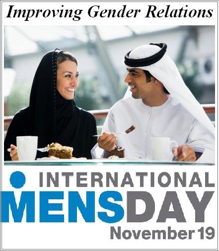 Improving Gender Relations International Men's Day November 19