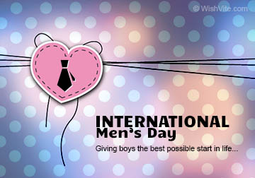 International Men's Day Giving Boys The Best Possible Start In Life