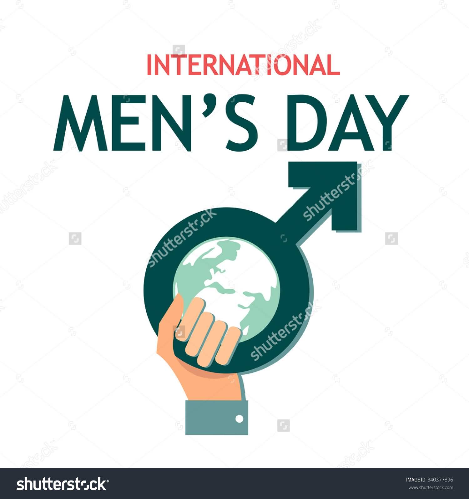 International Men's Day Symbol In Hand Picture