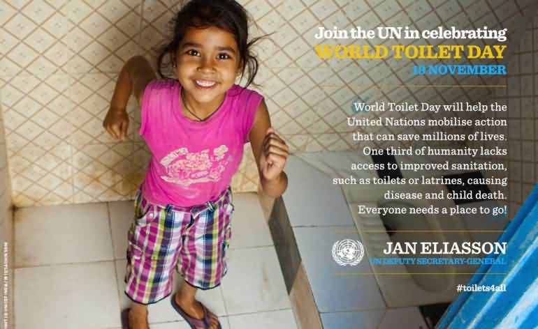 Join The UN In Celebrating World Toilet Day 19 November
