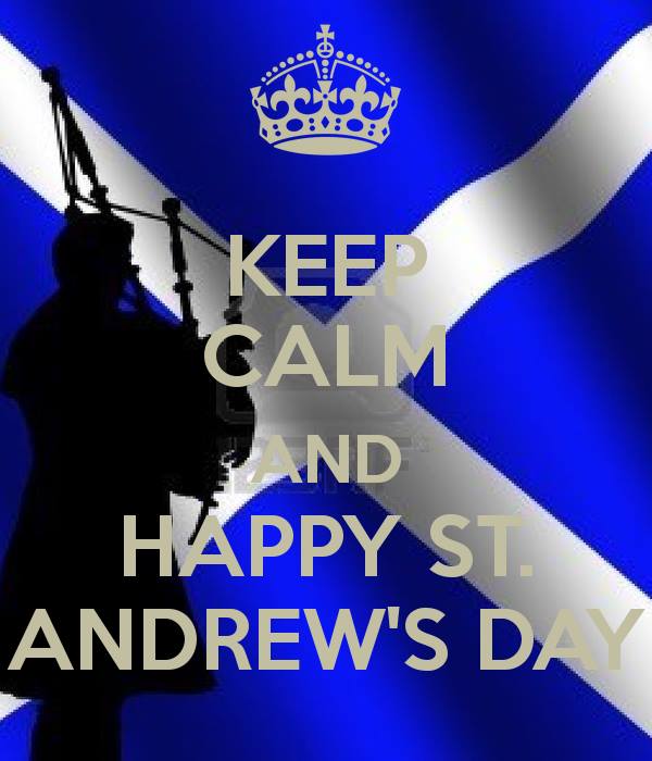 Keep Calm And Happy St. Andrew's Day Wishes
