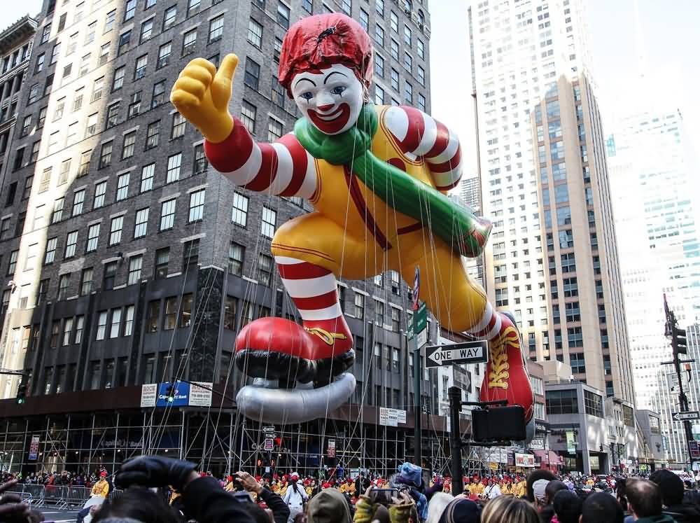 McDonald Balloon At Macy's Thanksgiving Day Parade