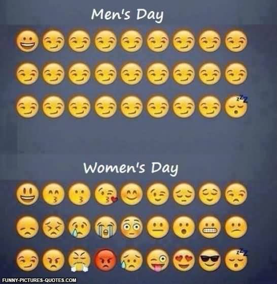 Men's Day And Women's Day Emoticons Picture