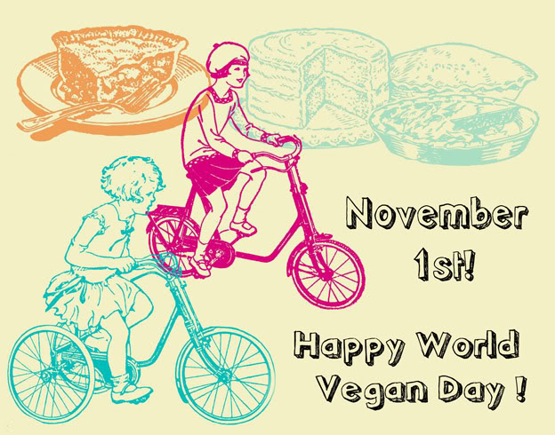 November 1st Happy World Vegan Day