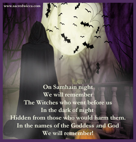 On Samhain Night We Will Remember The Witches Who Went Before Us In The Dark Of Night