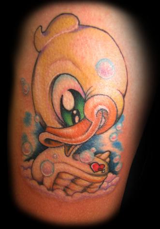 Rubber Duck Tattoo Design