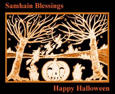 Samhain Blessings Happy Halloween