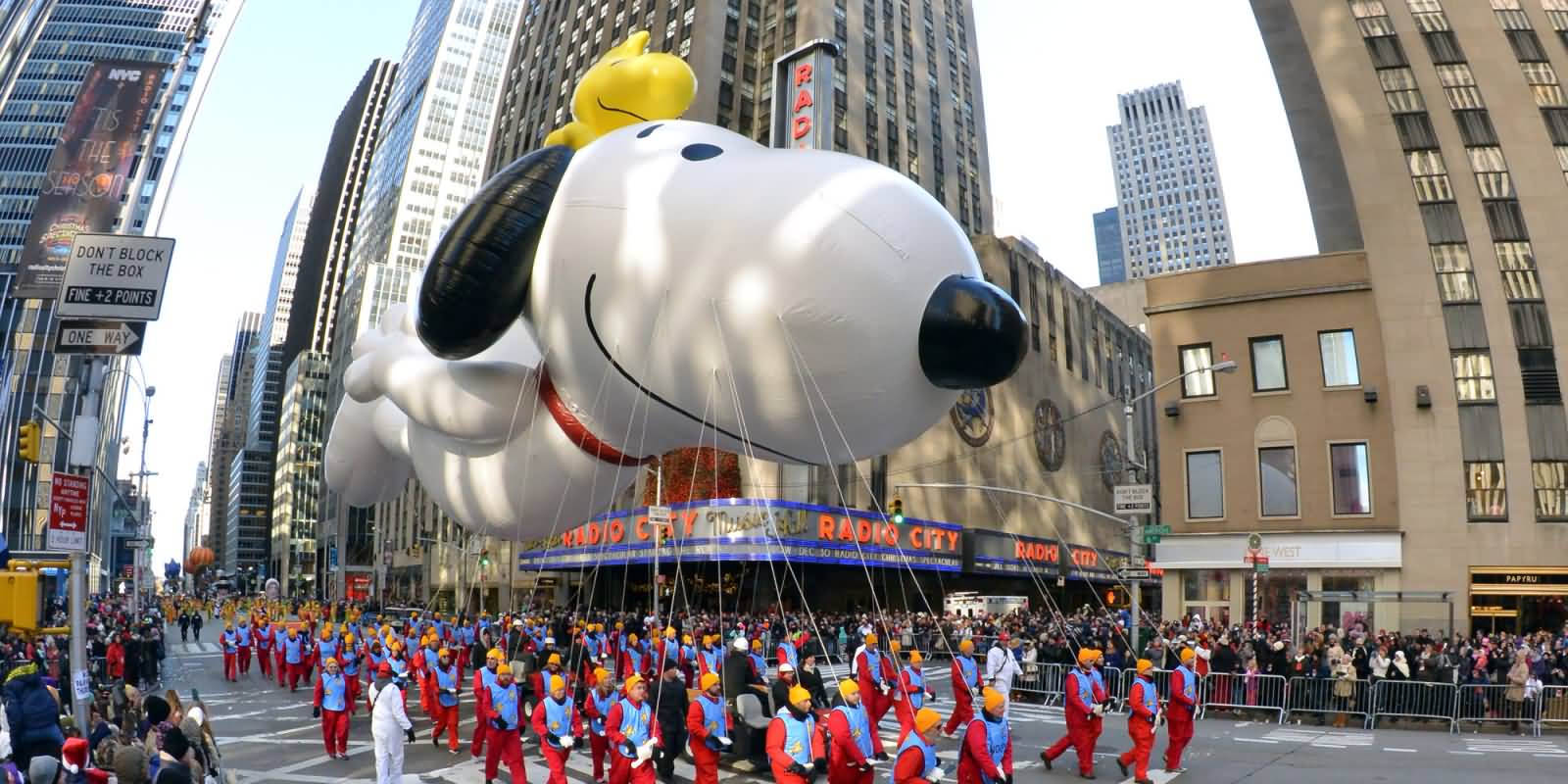 Snoopy Dog Balloon At Thanksgiving Parade