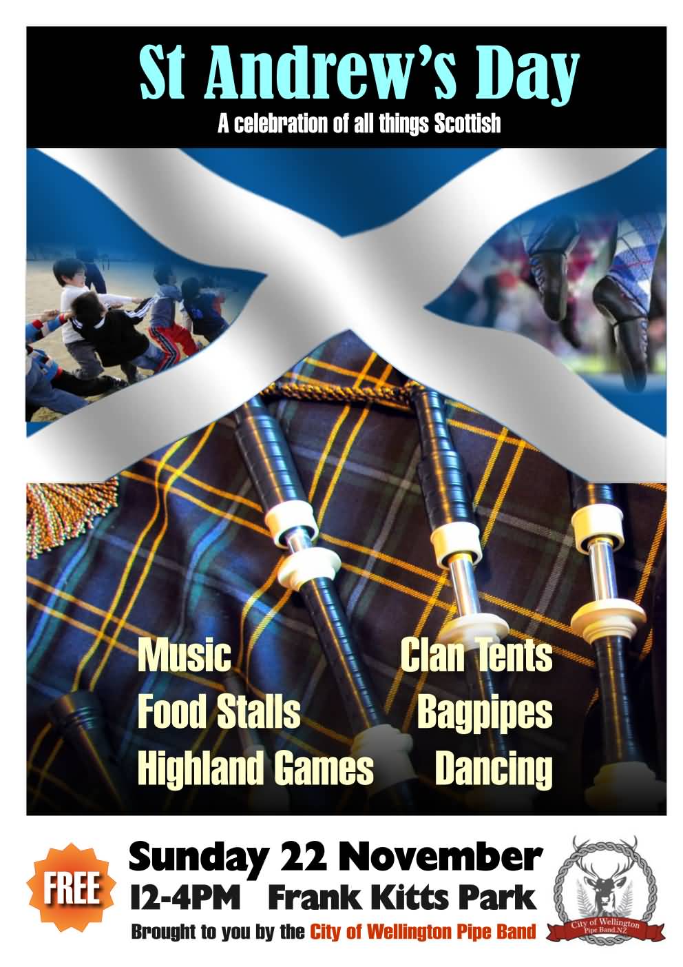 St. Andrew's Day A Celebration Of All Things Scottish Poster