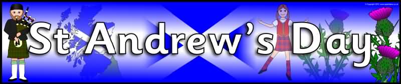 St. Andrew's Day Wishes Banner