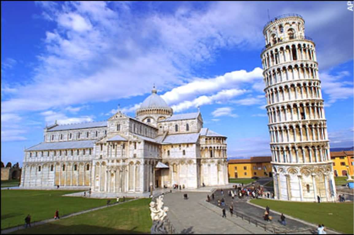 The Cathedral Of Pisa And Leaning Tower In Italy Picture