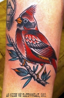Traditional Cardinal Tattoo Ideas