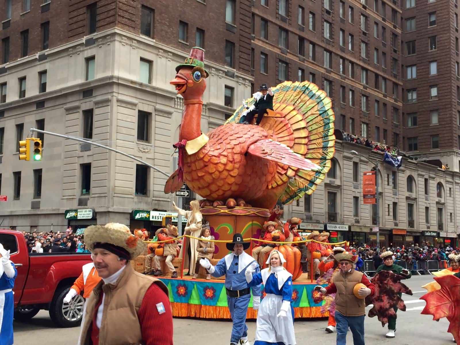 Turkey Float At Thanksgiving Dat Parade