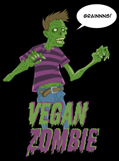 Vegan Zombie Man Picture Happy World Vegan Day