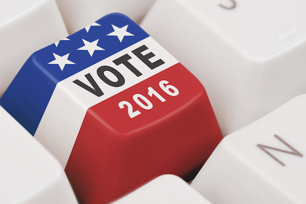 Vote 2016 Keyboard Button Election Day In United States Picture