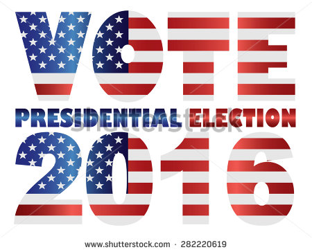 Vote Presidential Election 2016 American Flag Picture